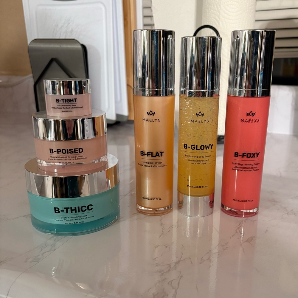 MAËLYS Women Skincare Set - Silver, Yellow, Pink